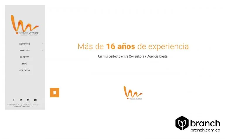 Orange-Attitude-Top-10-de-agencias-de-marketing-digital-en-Uruguay - Branch agencia SEO