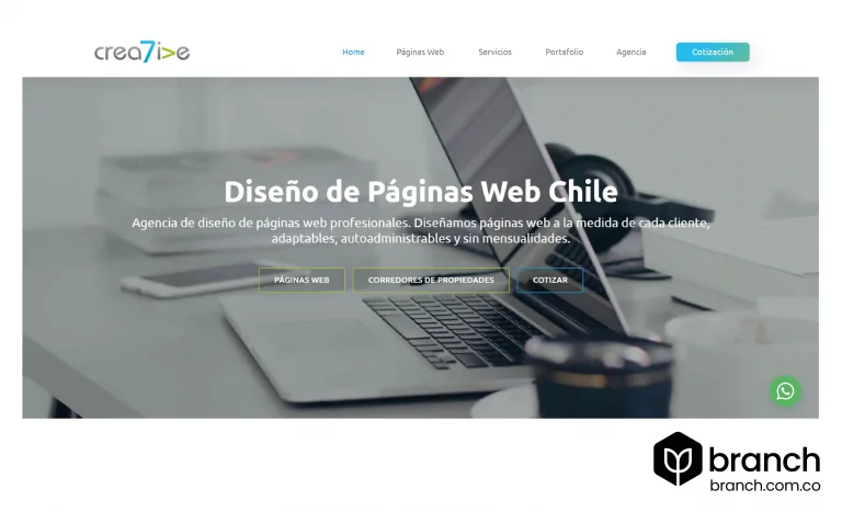 crea7ive desarrollo chile - Branch agencia marketing digital