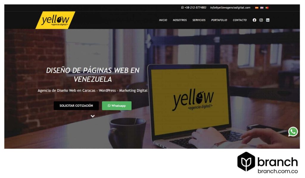 Yellow-Agencia-Top-10-de-las-mejores-agencias-de-desarrollo-web-en-Venezuela