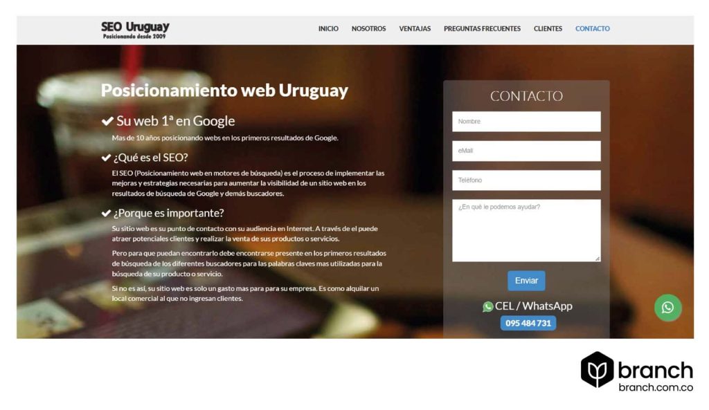 SeoUruguay-mejores-Agencias-de-SEO-en-Uruguay-branch