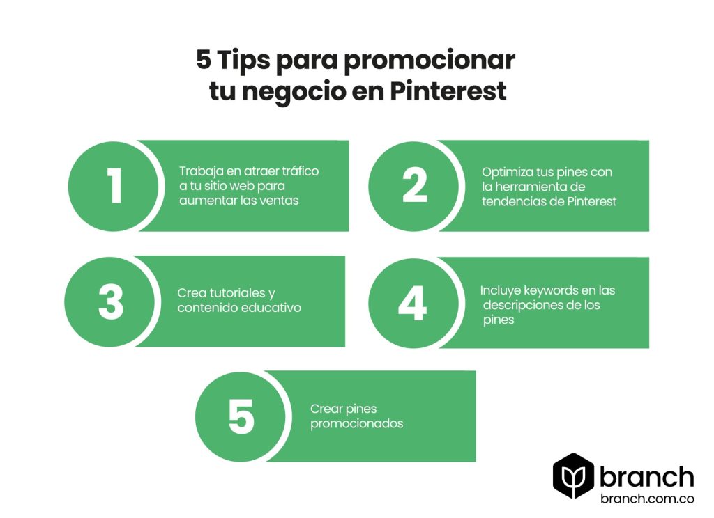 5 Tips para promocionar tu negocio en Pinterest