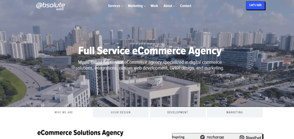 Top 10 de agencias de desarrollo de ecommerce en Miami