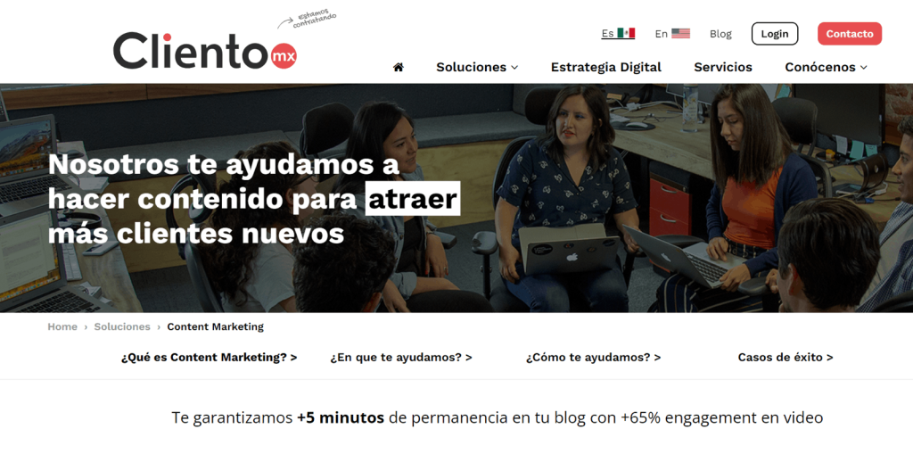 10 de agencias de marketing de contenidos México 8