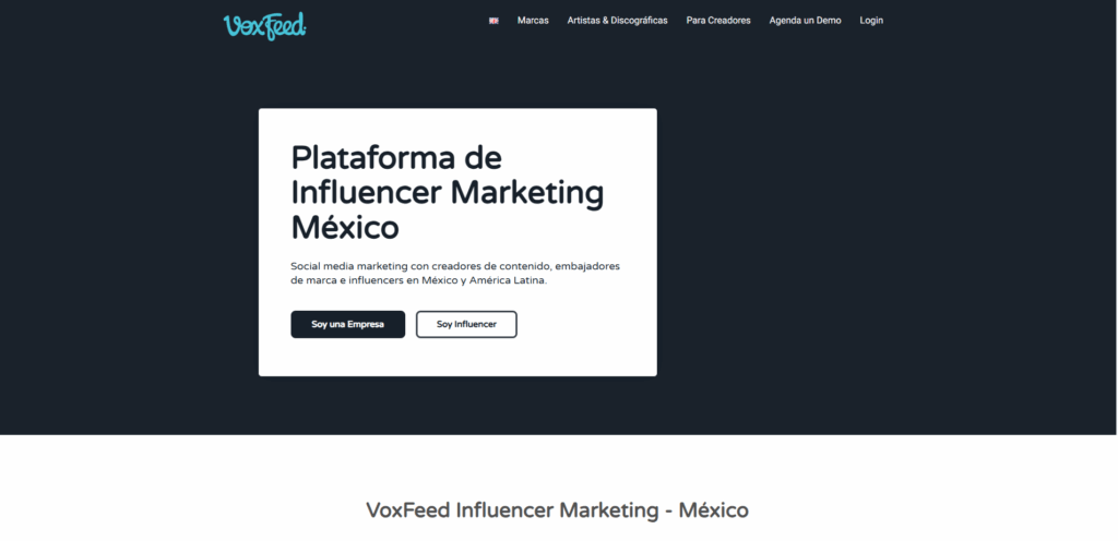 Top 10 plataformas de marketing de influencers en México 8