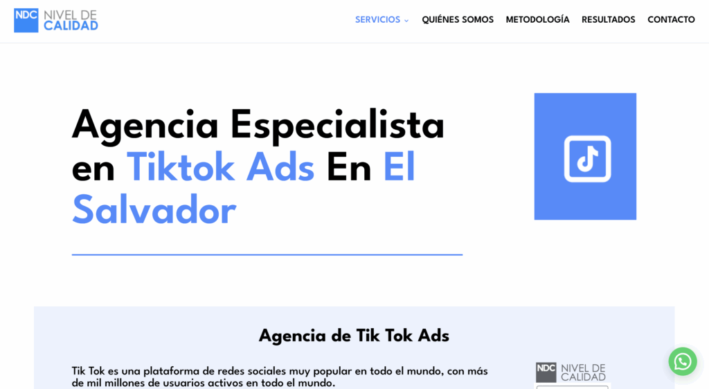 Top agencias de TikTok El Salvador