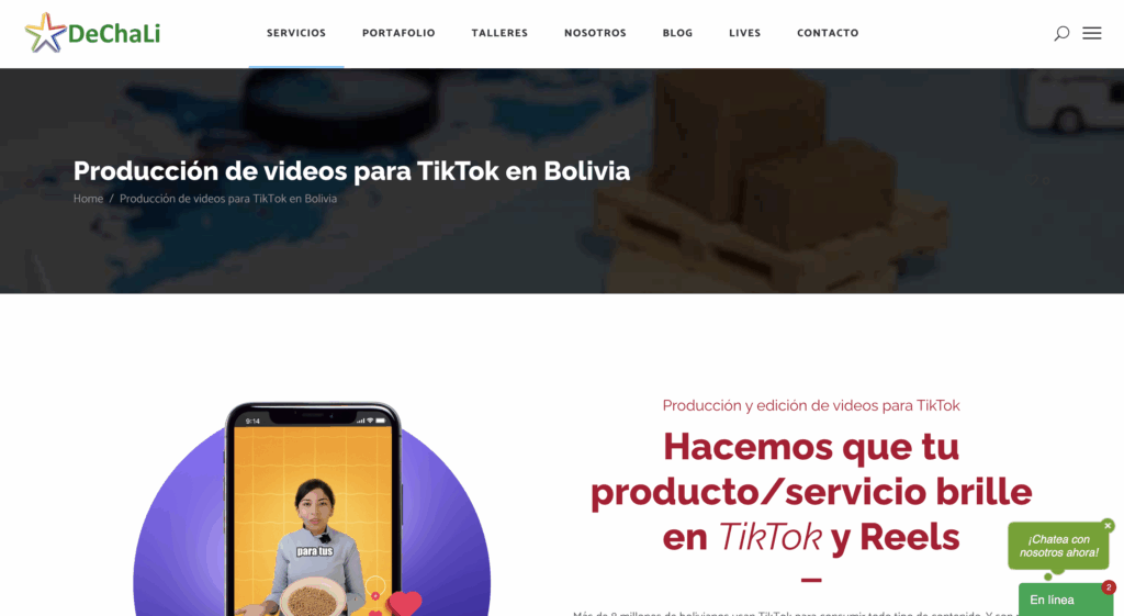 Top agencias de tiktok en Bolivia