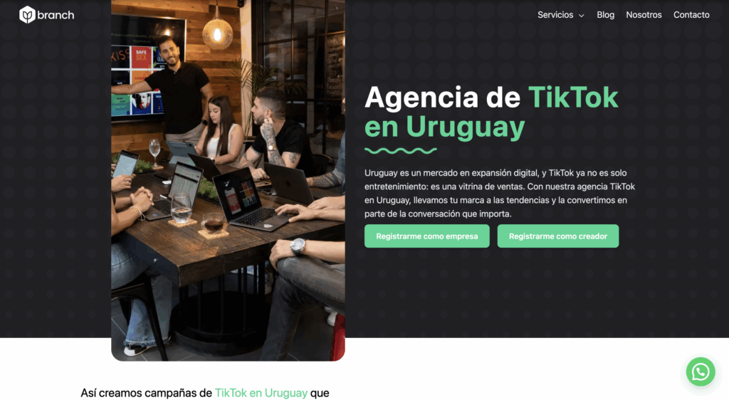 Top agencias de TikTok en Uruguay