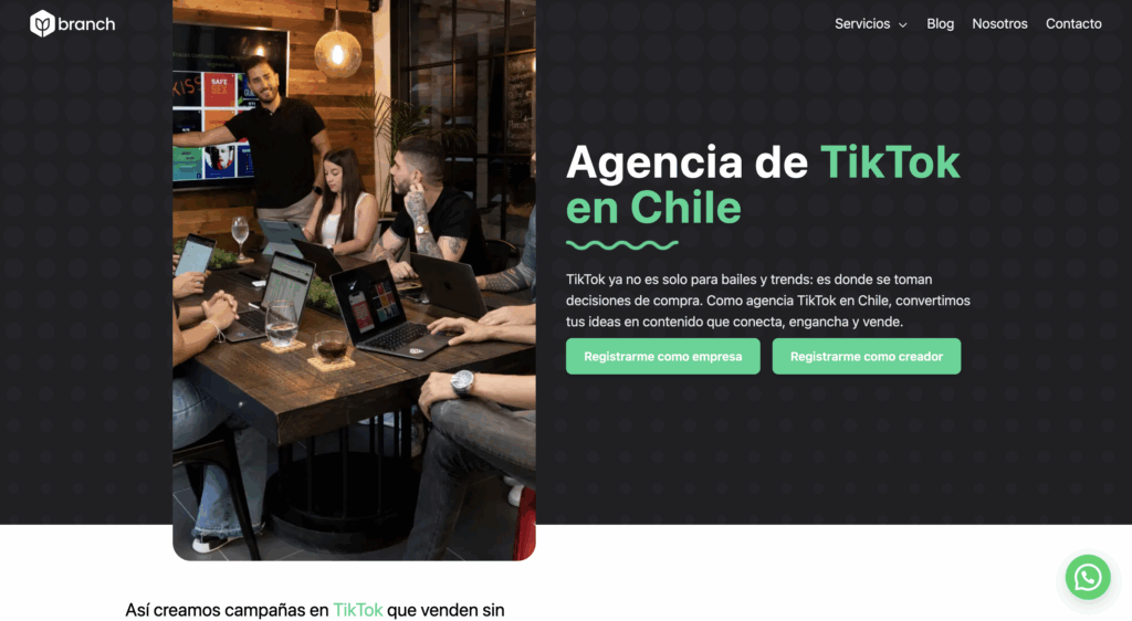 Top agencias de TikTok en Chile