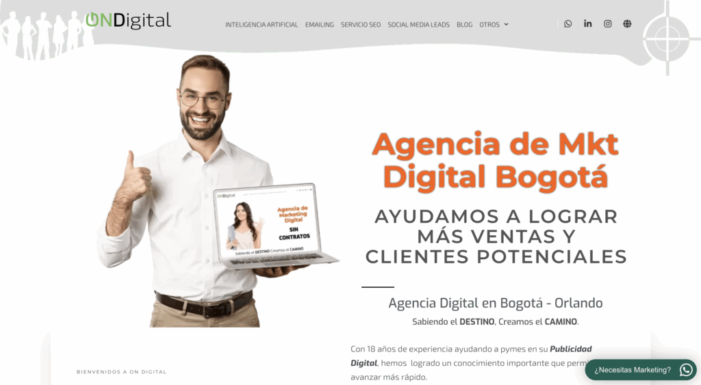 Top 10 de agencias de marketing digital en Bogotá