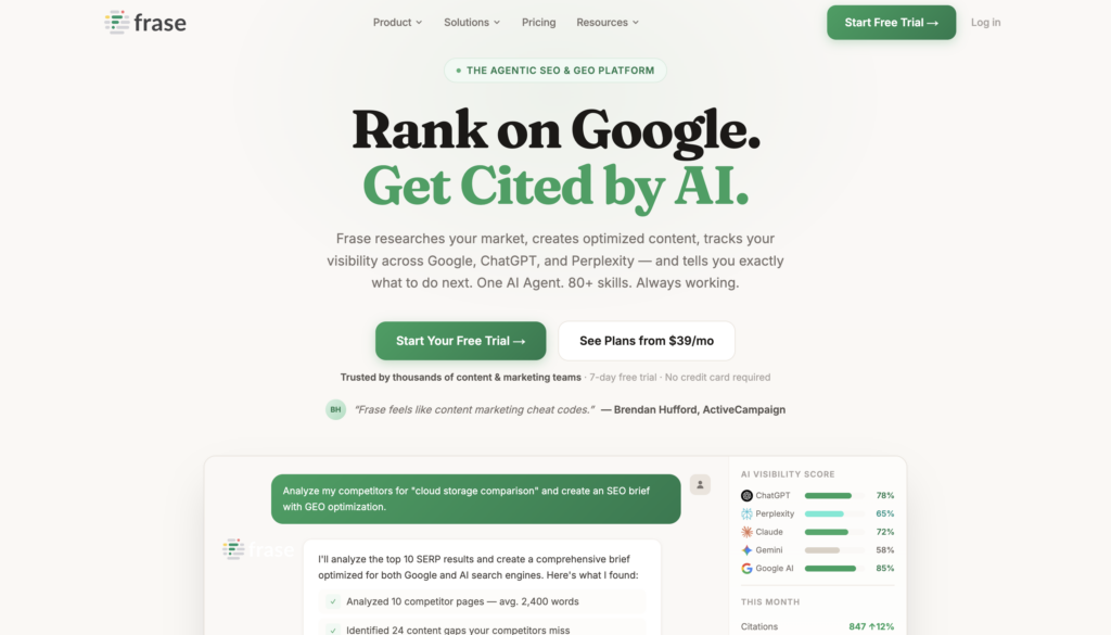 10 herramientas de IA para SEO en 2026