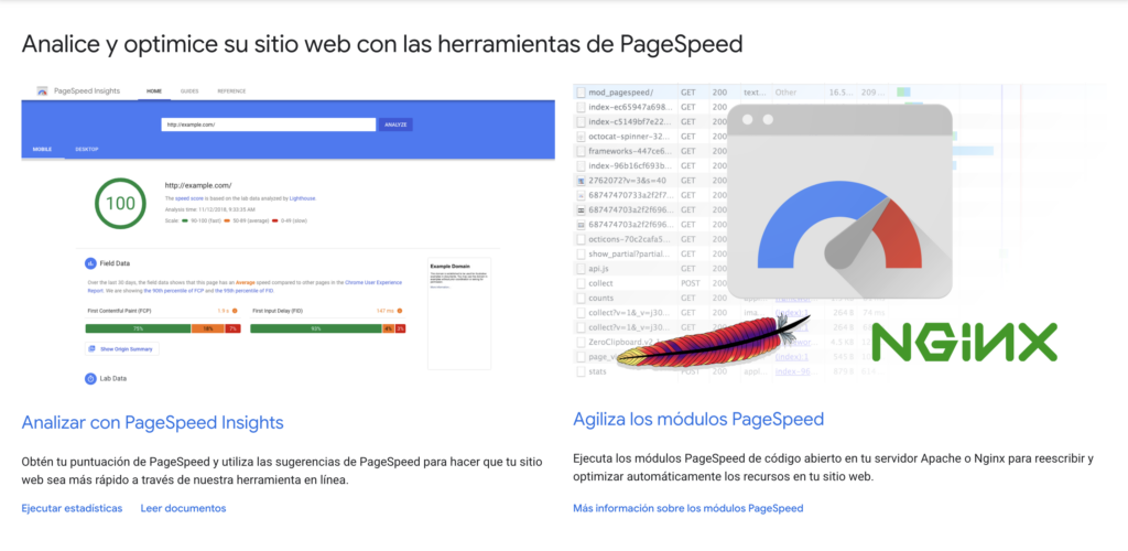 herramientas SEO  Google PageSpeed Insights