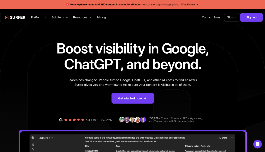 herramientas SEO Surfer SEO