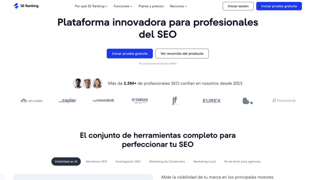 herramientas SEO SE Ranking